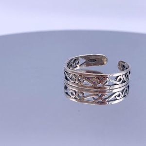 Vintage Sterling Silver Open-Work Ring